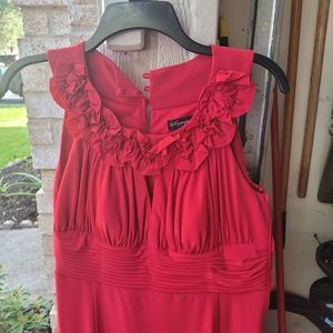 Beautiful Signature by Sangria red dress size 10